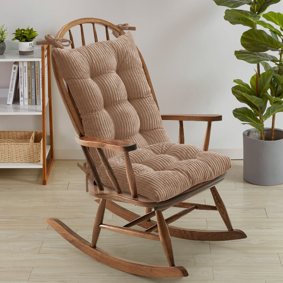 Photos - Sofa Sweet Home Collection Rocking Chair Cushion Premium Tufted Pads Non Skid Slip Backed Set of Upper and Lower with Ties 1 Coun