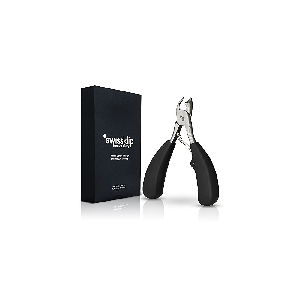 Swissklip Heavy Duty Toenail Clippers For Seniors Thick Toenails I Professional Nail Clippers For Ingrown Toenail I Toenail Clippers For Thick Nails I