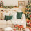 Capa de Almofada de Árvore de Natal Set de 2 18x18 polegadas, 3D Formato de Árvore de Natal em Pelúcia 3