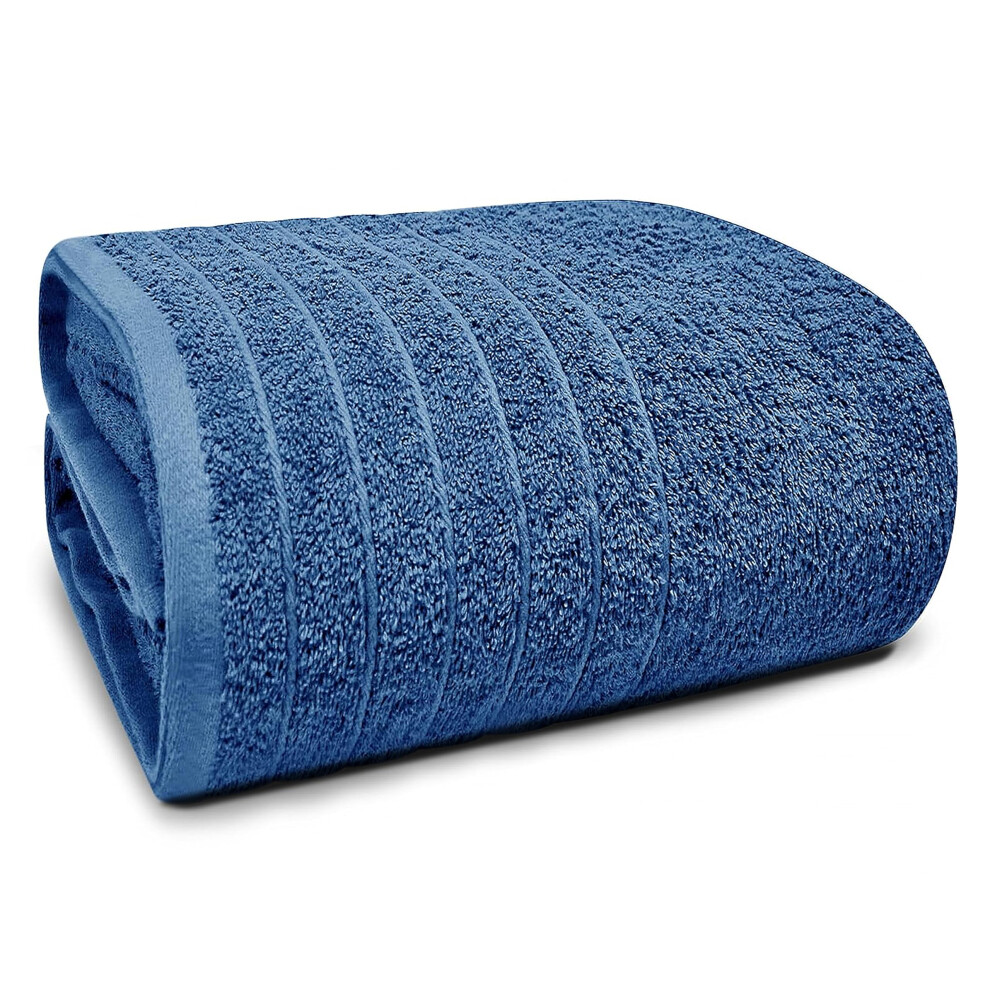 Lot de 1 drap de bain géant Tens Towels 40 x 80 pouces, très grand et léger, séchage plus rapide, 100 % coton, poids plus léger, super doux et ab