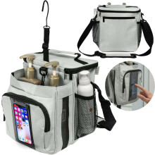 TERRA HOME Bolsa de Duche Portátil - Grande Capacidade, Secagem Rápida com Gancho de Metal - Bolsa de Duche Respiráve
