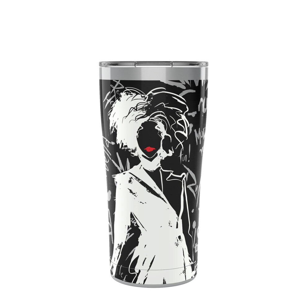 Tervis Disney Crudelia Tazza Da Viaggio Con Isolamento A Tripla Parete, Mantiene Le Bevande Fredde E Calde, 20 Oz, Legacy Live Action, Confezione-image
