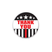 Thank You Firefighters Button