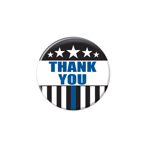 Thank You Law Enforcement Button