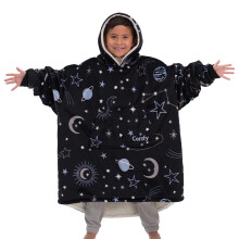 THE COMFY Original Jr | Die originale    bergro   e tragbare Mikrofaser- und Sherpa-Decke f   r Kinder, Jungen und M   dchen, gesehen bei Shark Tank