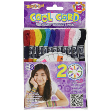 The Janlynn Corporation Cool Cord Freundschaftsarmband-Stichset, 12er-Pack