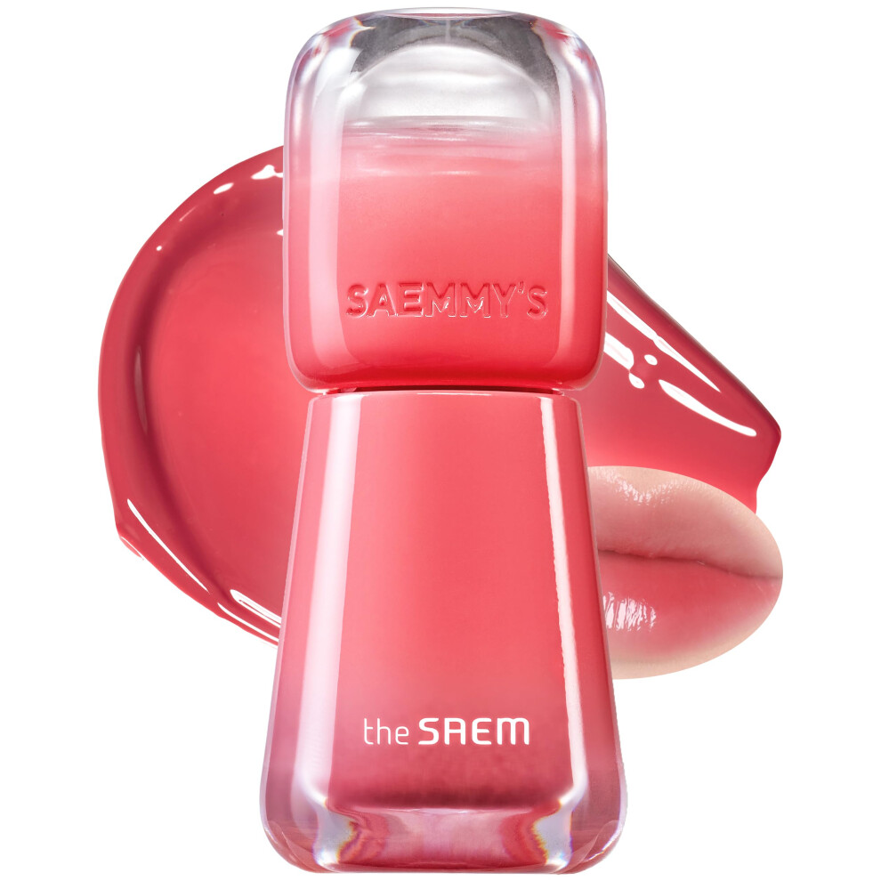 Thesaem Saemmy's Ade Shot Tint - Korean Lip Titnt Water Gel Lip Stain With Plump Glowy Moisturizing Finish Buildable Radiant Gloss Long-Lasting Com