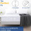 THREAD SPREAD Queen Size Fitted Sheet Only - 100% Egyptian Cotton 600 Thread Count Deep Pocket White Queen Fitted Sheet Fitted Sheet Queen Size Sof 2