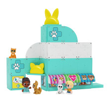 Tile Town Pet Vet Magnetic Tiles Construction Building Playset + Siffror Kids 3-6 + Nya actionplattor fr action Spela Realistisk bygger Creative