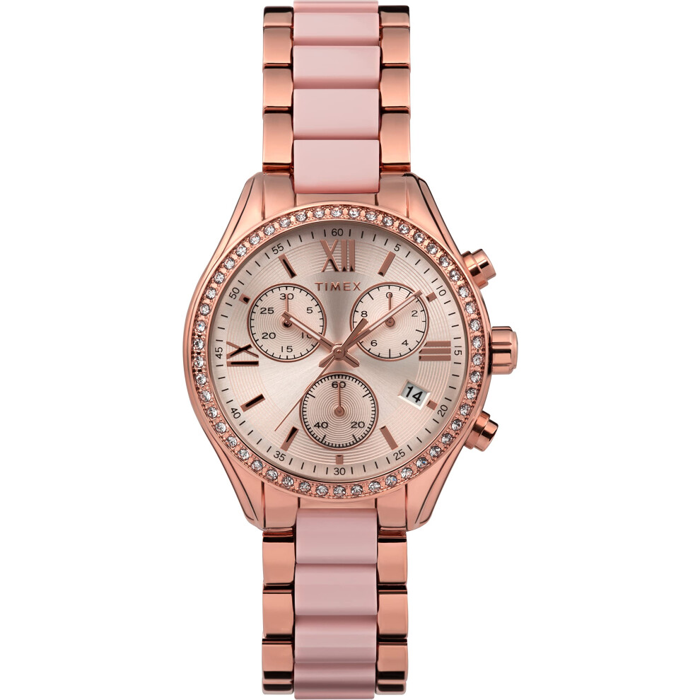 Timex Women's Premium Dress 38mm Watch - Rose Gold-Tone Bracelet Rose Gold-Tone Dial Rose Gold-Tone Case