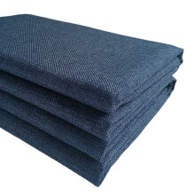 TinaKim Couch-Polsterstoff-Reparatur, Kunstleinenmaterial f r Sofa- und Stuhlsitze (Marineblau 17, 1 Yard (57 x 36 Zoll))