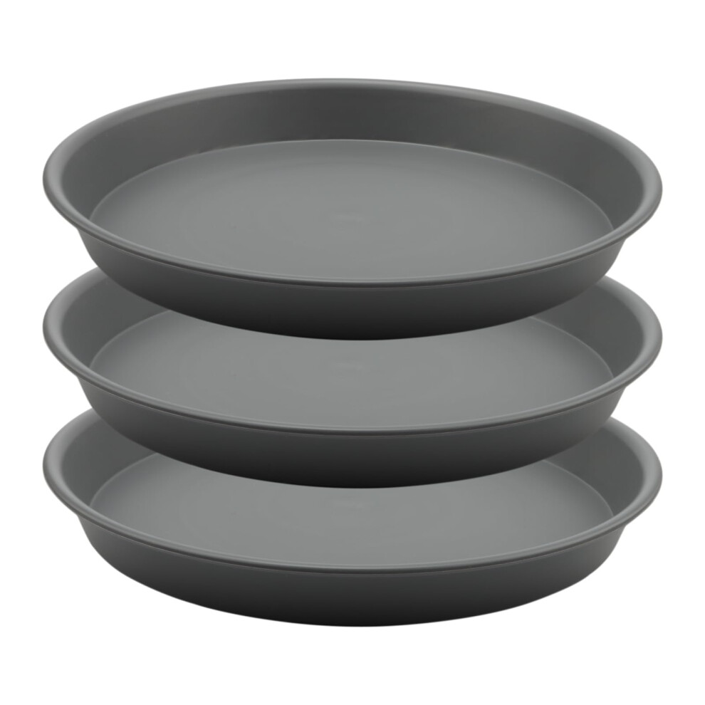 Platillo Para Plantas Tite, Grande Y Pesado, Bandejas De Pl Stico Duraderas Y Gruesas Para Plantas De Interior Y Exterior, Bandejas De Goteo (Gri-image