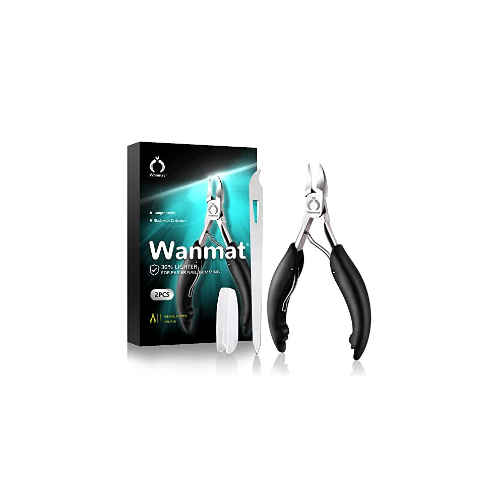 Wanmat Toe Nail Clipper For Ingrown Or Thick Toenails Toenails Trimmer And Professional Podiatrist Toenail Nipper For Seniors With Surgical Stainless Steel S