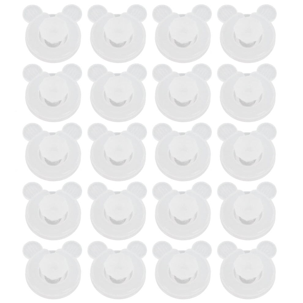 TOPINCN Lot de 20 attaches de fixation pour couettes, antid   rapantes, pour housses de couettes de chambre     coucher