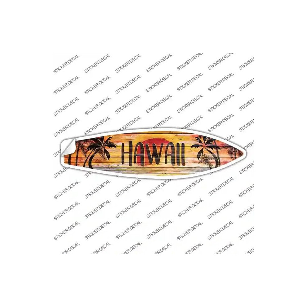 Smart Blonde Sb-173S-Xl Hawaii Sunset Novelty Surfboard Sticker Decal - Extra Large 792636428494