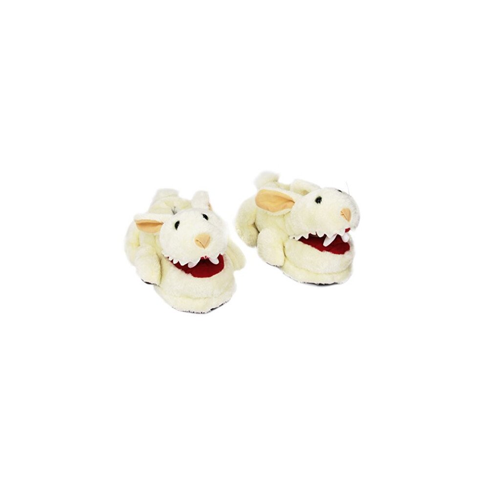 Chaussons en forme de lapin avec de grandes dents en forme de coffre-fort pour jouets - Convient aux enfants de 14 ans et plus