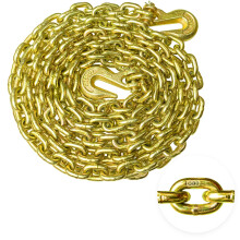 Toyo-Intl G80 Transport Transport Binder Chain 5/16 cala x 20 stp bezpieczenstwo/lancuch spoiwa z haczykami chwytania Clevis 4 900 funtw Bezpie