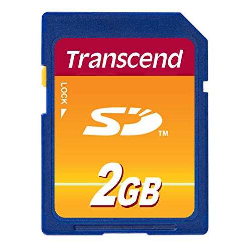 Transcend 2 GB SD Flash-hukommelseskort (TS2GSDC)