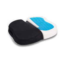 Travel facilite Memory mousse coccyx orthopdique gel de sige coussin coussin pour les douleurs au bas du dos et la sciatique du cocotte