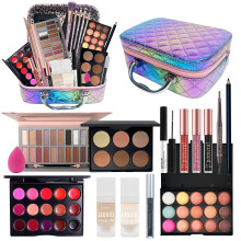 Conjunto de Maquilhagem de Viagem, Kits de Maquilhagem para Mulheres e Crianças