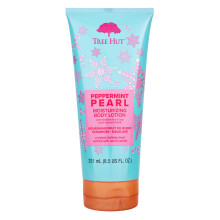 Loção Corporal Peppermint Pearl Tree Hut | Edição Limitada | Fórmula com Ceramidas e Esqualeno | Hidratação Duradoura