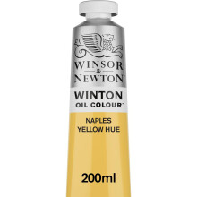 Winsor & Newton Winton Oil Color 200ml (6.75-oz) Tube Naples Yellow Hue