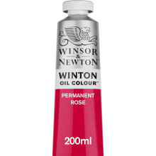 Winsor & Newton Winton Oil Color 200ml (6.75-oz) Tube Permanent Rose