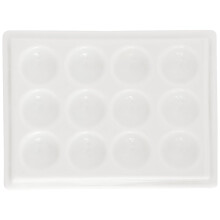 Jack Richeson Porcelain Palette 12 Well Medium Tray