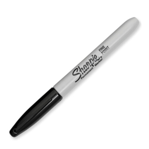 Sharpie SHARPIE 30162PP Permanenta markrer Fine Point Black 2 Count 1