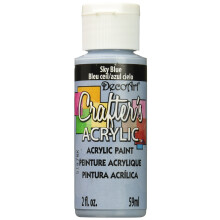 DecoArt Crafters akrylfrg 2-ounce himmelsbl