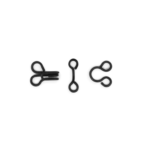 Dritz Hook & Eye Closures 14 Count Koko 0 Musta 2