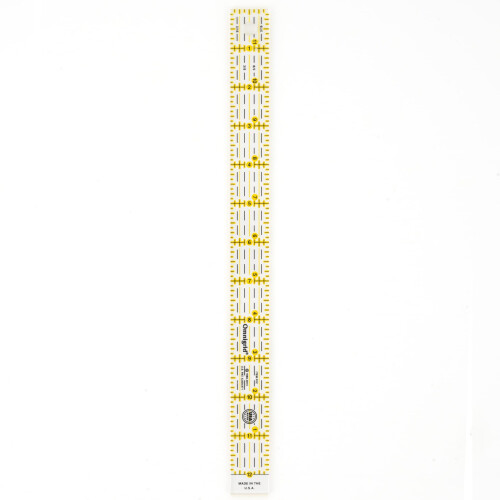 Regra Omnigrid 1 x 12 Polegadas, Regra Transparente para Quilting e Costura