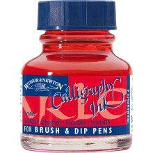 Winsor & Newton kalligrafi bl?k 30ml (1-oz) flaske Scarlet
