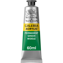 Winsor & Newton Galeria Tinta Acrílica, 60ml (2-oz) Tubo, Verde Permanente Médio