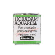 Schmincke - HORADAM AQUARELL - fineste kunstneres akvareller 526 Permanent gr?n 14 526 044 1/2 pande