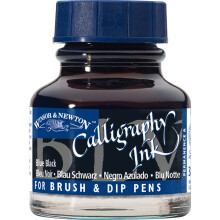 Winsor & Newton kalligrfiai tinta 30 ml-es (1 uncia) palack kk fekete
