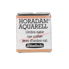 Schmincke - HORADAM AQUARELL - Finest Artists' Watercolor Paints 667 Raw Umber 14 667 044 1/2 pan