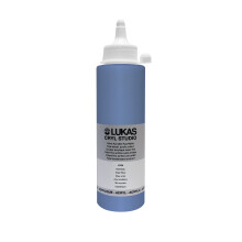 LUKAS CRYL Studio Knstlerfarbe, Farbe mit hoher Pigmentkonzentration 250-ml-Flasche Stahlblau