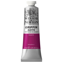 Winsor & Newton Griffin Alkyd Fast Drying Oil Paint  37ml (1.25-oz) tube  Magenta