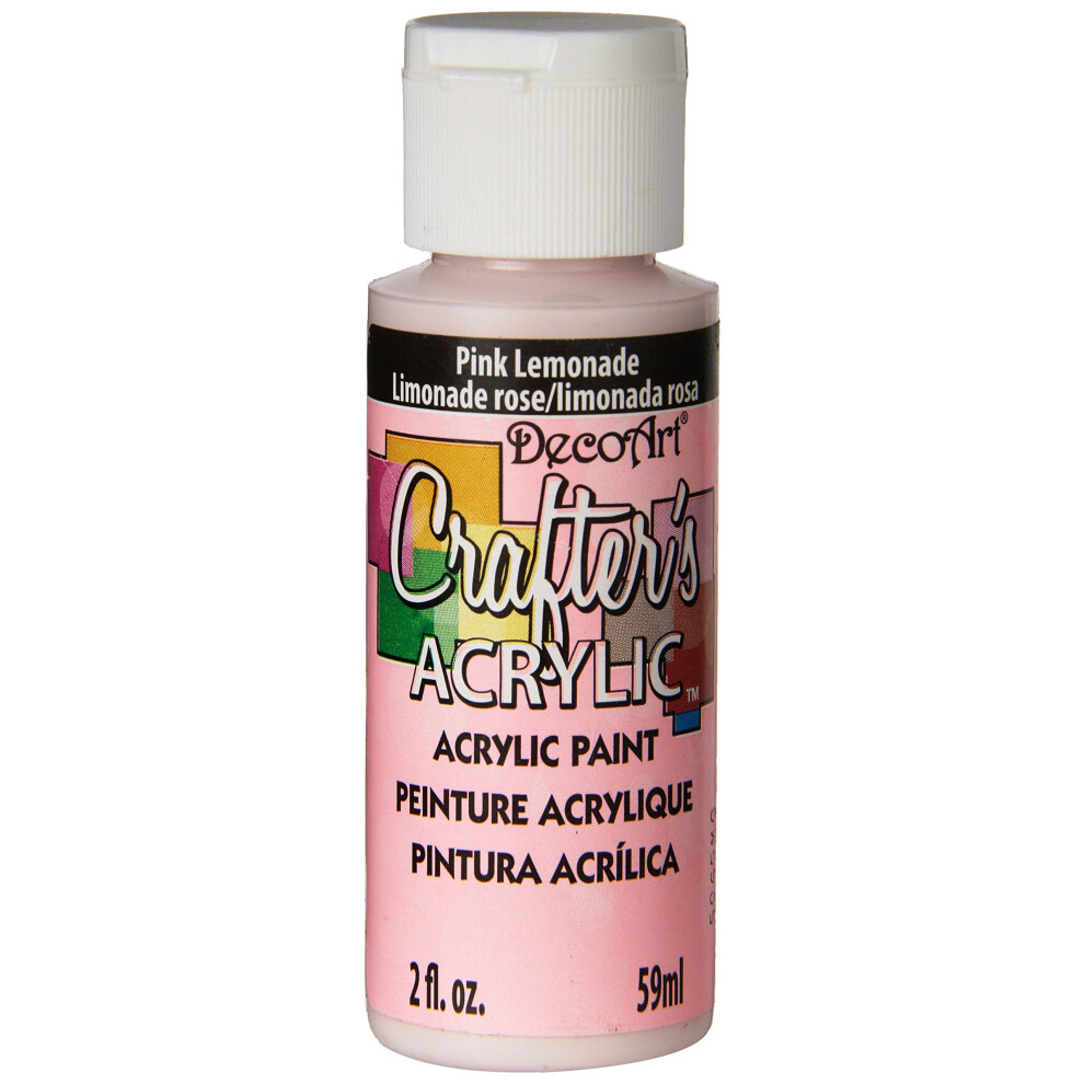 Decoart Crafter's Acrylfarbe, 2 Unzen, Pink Lemonade-image