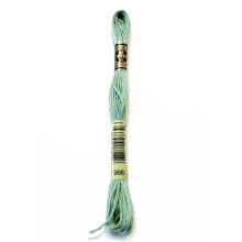 DMC 117-966 6 Strand Broderi Bomuld Floss Medium Baby Gr?n 8,7-yard