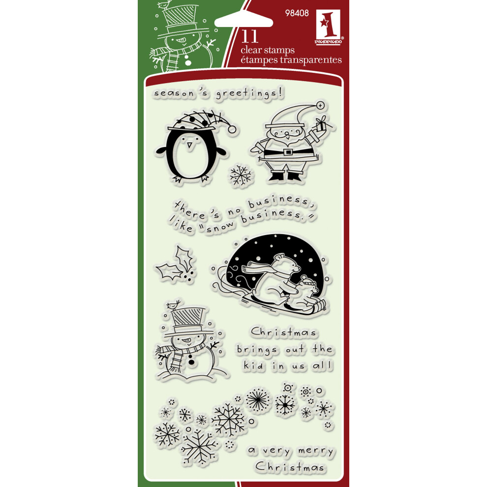 Inkadinkado Christmas Favorite Characters Clear Stamps-image-OPC-PGBZGMT-NEW