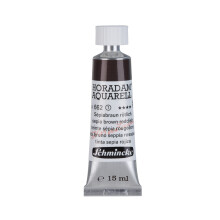 Schmincke - HORADAM AQUARELL - melhores aguarelas para artistas, sépia marrom avermelhado - 15 ml