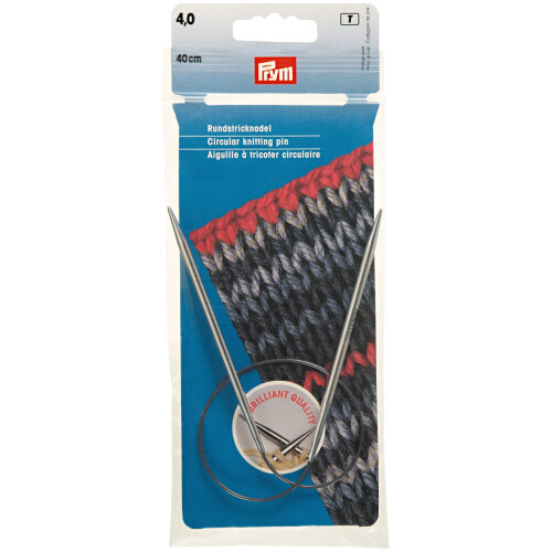Prym Prym 16"""" runde messing strikkepinde 4mm