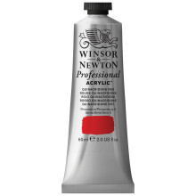 Tinta Acrílica Profissional Winsor & Newton, 60ml (2-oz), Vermelho Quinacridona