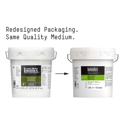 Liquitex Professional Matte Medium  3.78L (128-oz) 1