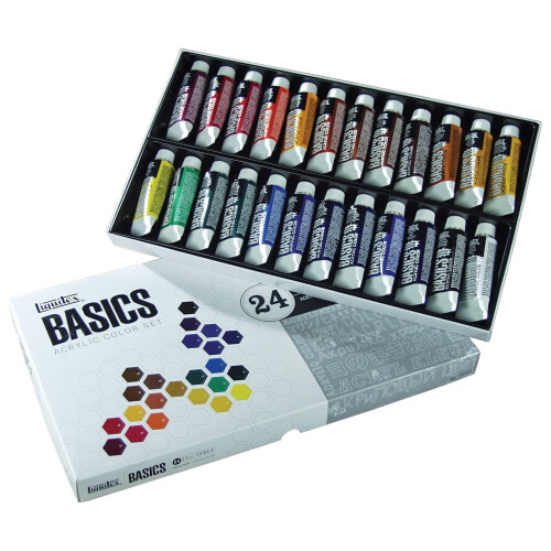 S???????? a???????? ?????t?? Liquitex BASICS set 24 te?a????