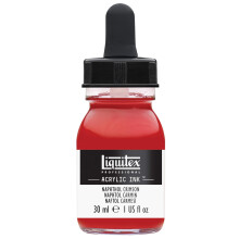 Tinta acrlica profissional Liquitex frasco de 1 ona (30ml) naftol carmesim