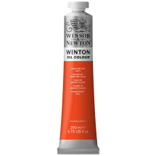 Winsor & Newton Winton Óleo, 200ml (6.75-oz) Tubo, Vermelho Cadmium Claro