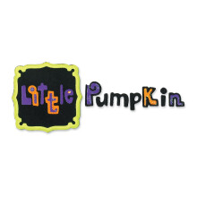 Sizzix Sizzlits Die Set 3PK - Frame & Phrase Little Pumpkin Set af Brenda Pinnick